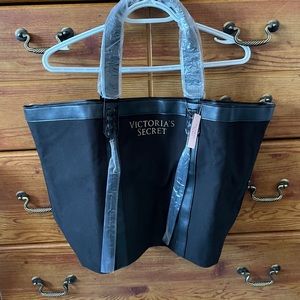 NWT - Victoria’s Secret Black Tote Bag